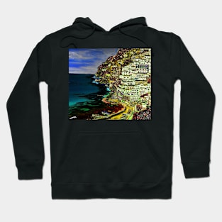 Positano at night. Hoodie